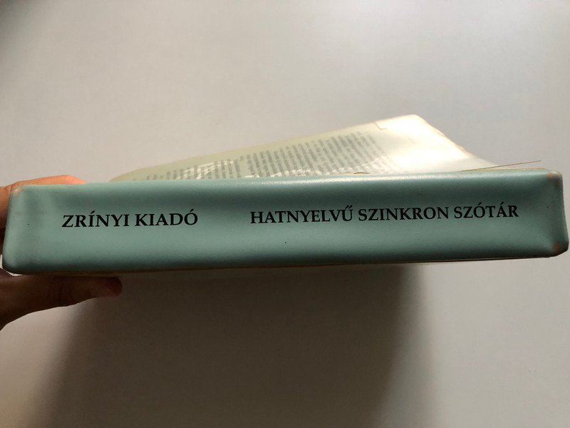 Hatnyelvű szinkronszótár / Six-Language Synchronic Dictionary (SynchronicDictionary)