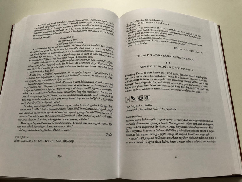 DÉRY ARCHIVE: Correspondence of Tibor Déry 1/B (1927-1935) (9789635066971) 
