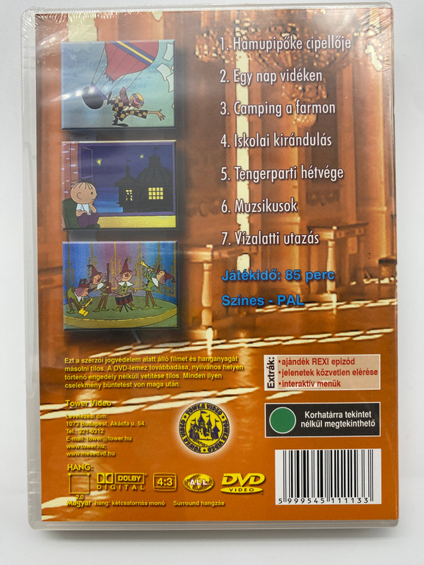 Lolka és Bolka 8. Hamupipőke cipellője DVD Bolek i Lolek 1. Strzelba i Wędka / Created by Wladyslaw Nehrebecki / Classic Polish Cartoon (5999545111133)