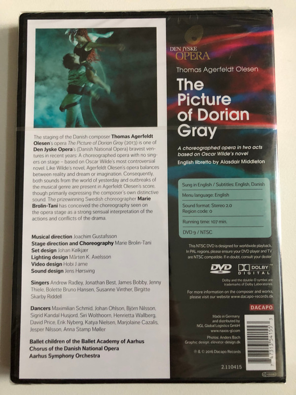 Thomas Agerfeldt Olesen: The Picture of Dorian Gray - DVD (747313541553)