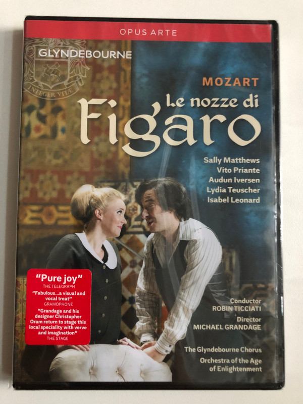 Le nozze di Figaro – Mozart's Masterpiece Live at Glyndebourne DVD (0809478011026)