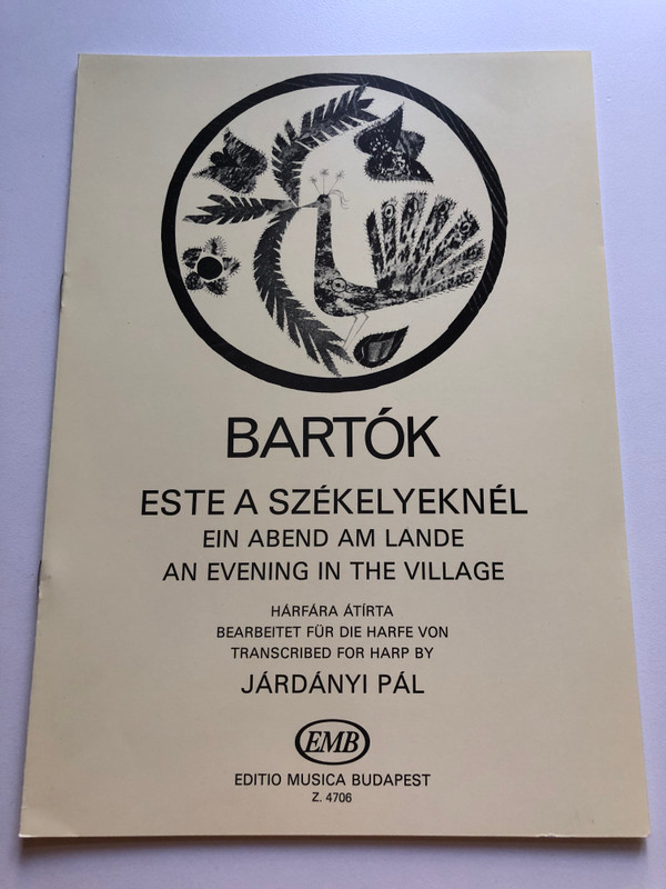 Bartók - Este a Székelyeknél: An Evening in the Village for Harp (979080047064)