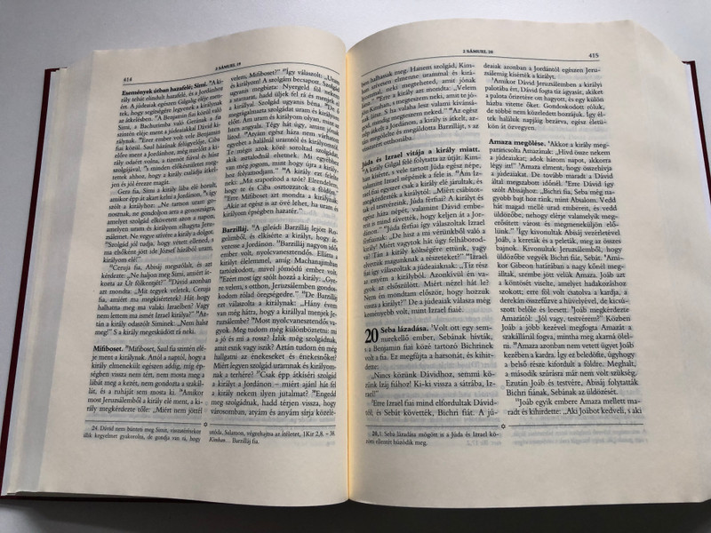 Bible in Hungarian - Old and New Testament Ó- és Újszövetséget (9789633616642.)