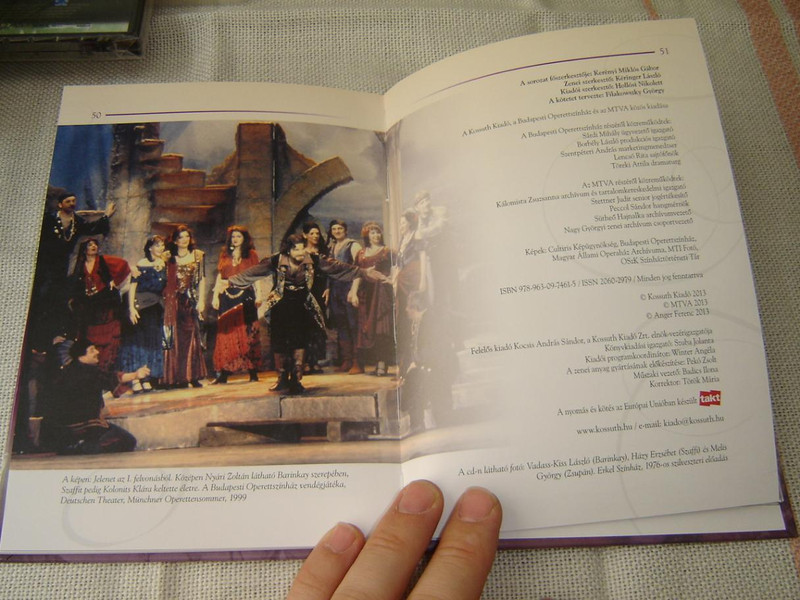 Ifj. Johann Strauss: A Ciganybaro – Hires Operettek, Konyv es CD / Johann Strauss II: The Gypsy Baron – Famous Operettas, Hungarian Language Book with CD 