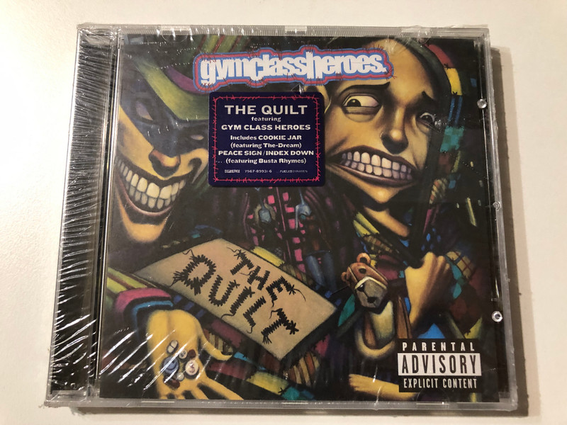 Gym Class Heroes – The Quilt - featuring: Gym Class Heroes, Includes Cookie Jar (featuring The-Dream), Peace Sign, Index Down (featuring Busta Rhymes) / Fueled By Ramen Audio CD 2008 / 7567-89931-6