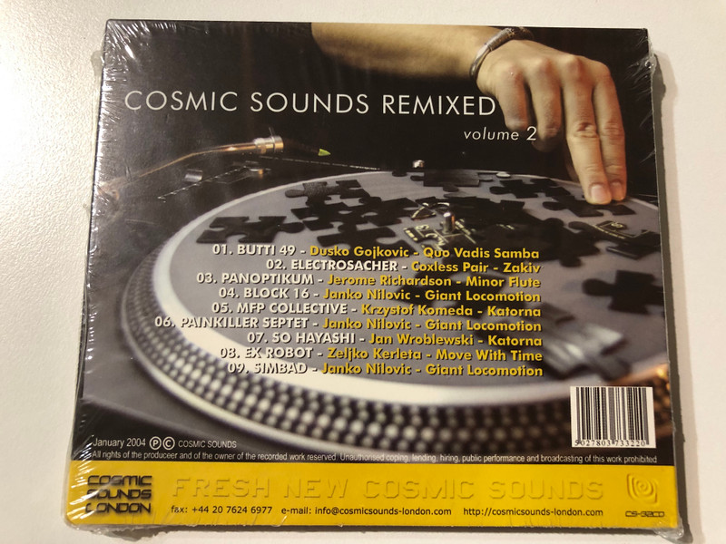 Cosmic Sounds Remixed Vol 2 / Cosmic Sounds Audio CD 2004 / CS-32 CD