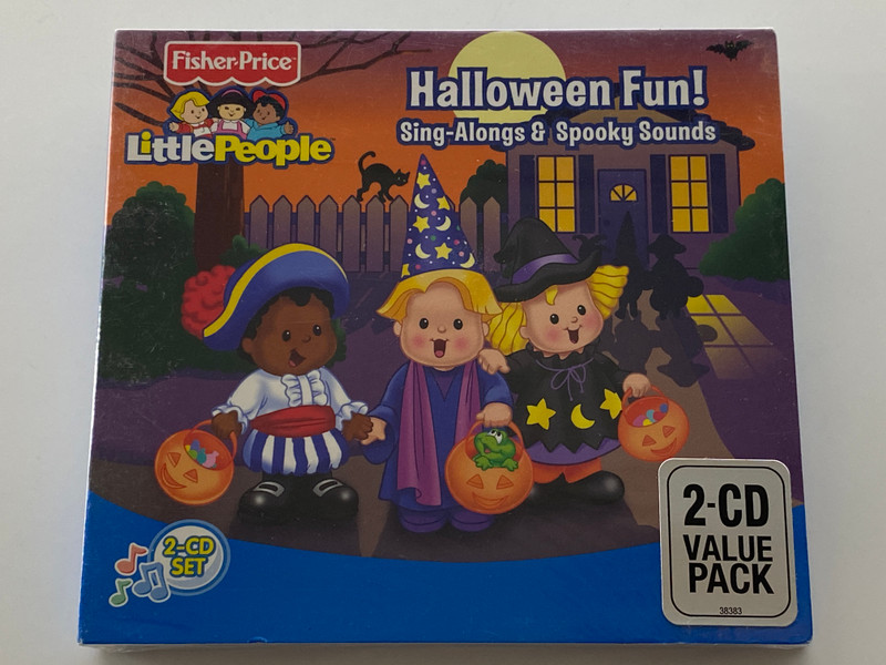 Little People: Halloween Fun! Sing-Alongs & Spooky Sounds / Fisher-Price 2x Audio CD 2010 / 59012 