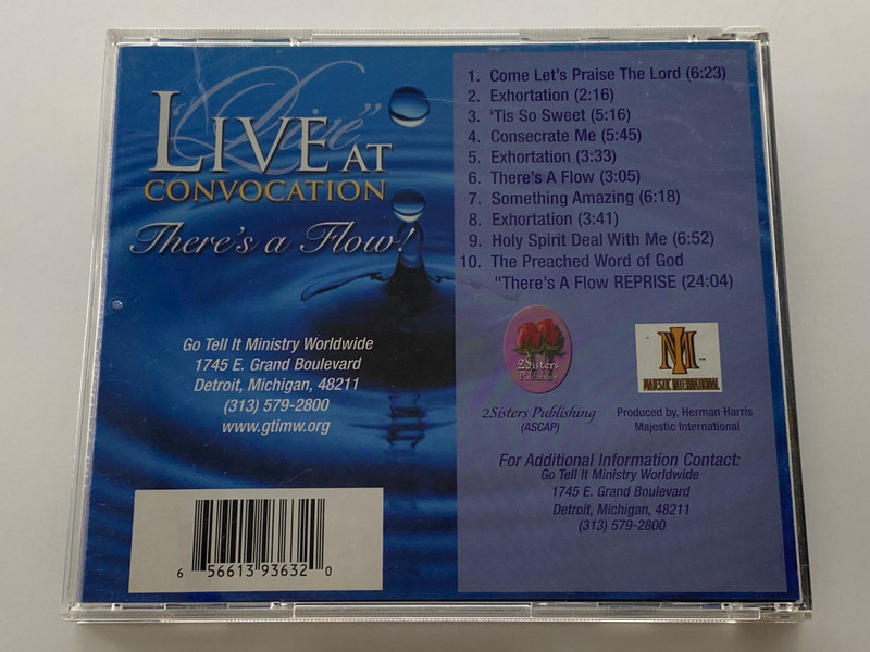 Live At Convocation - There's a Flow! / Bishop Corletta J. Vaughn and Go Tell It Ministry Worldwide Network of Churches / Go Tell It Ministry Worldwide Audio CD / GTIM9363 