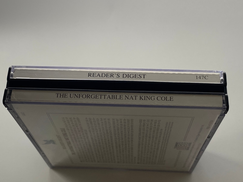 Nat King Cole – The Unforgettable / Collector's Edition / Reader's Digest 4x Audio CD 1992 / RDD-147-2/CDI