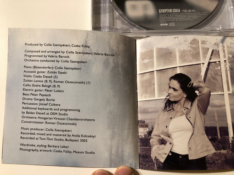 Szentpéteri Csilla – Időzónák / Maxum 69 Audio CD 2003 / 030-2