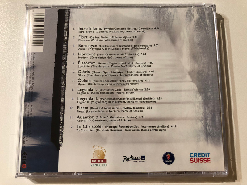 Szentpéteri Csilla – Időzónák / Maxum 69 Audio CD 2003 / 030-2