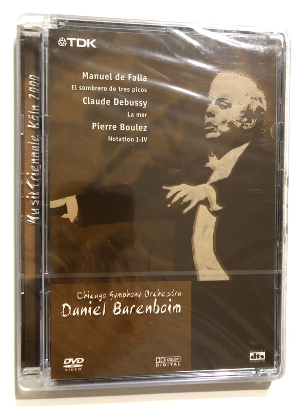 Manuel de Falla - El sombrero de tres picos | Claude Debussy - La mer | Pierre Boulez - Notation I-IV (Musik Triennale Köln 2000) DVD (5450270005505)