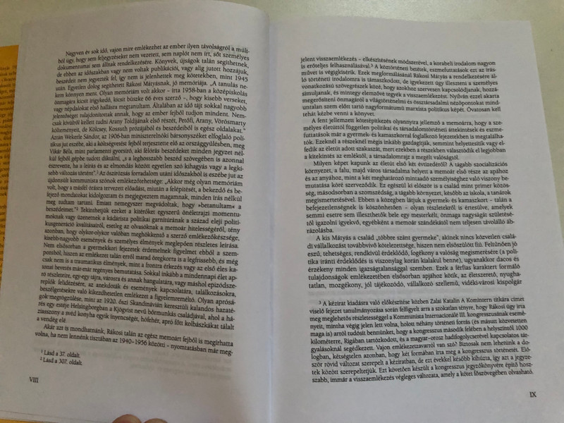Rákosi Mátyás: Visszaemlékezések (Mátyás Rákosi: Reminiscences) 1892-1925 (9639082902