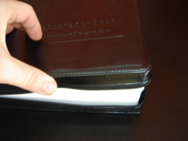 Full Life Study Bible, Burmese Edition – Burmese Fire Bible / Huge 12 × 8½ Inch Black Polyurethane Leather with Zipper