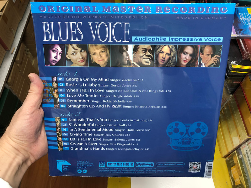 BLUES VOICE  Audiophile Impressive Voice  Best of ABC Records - Half Speed Analog Mastering LP  LP-214 (4088005690195)