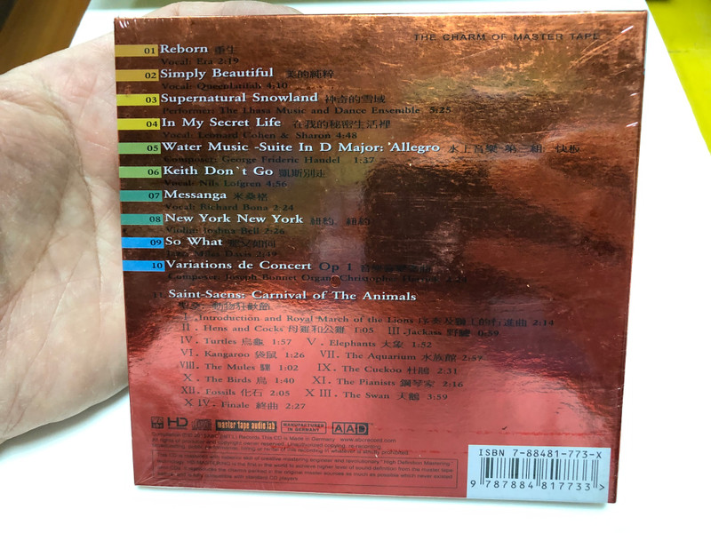 Stereo Test Record 8  Live - 30 Minutes Audio  Western Electric Sound System  UltraAnalog CD AAD (9787884817733)