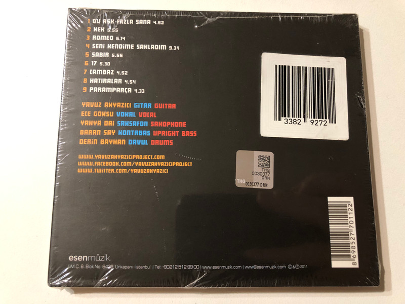 Yavuz Akyazıcı Project Vol. I  Turkish Standards  Audio CD (8698527701122)