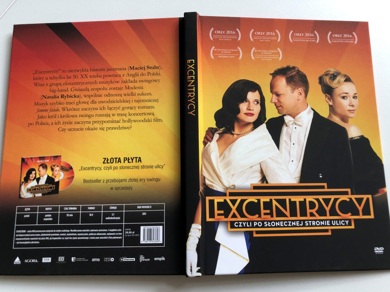 EXCENTRYCY – CZYLI PO SŁONECZNEJ STRONIE ULICY / DVD and Audio CD and Book Set (9788326823848)