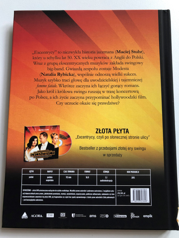 EXCENTRYCY – CZYLI PO SŁONECZNEJ STRONIE ULICY / DVD and Audio CD and Book Set (9788326823848)