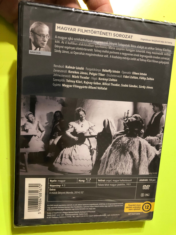 DÉRYNÉ – KALMÁR LÁSZLÓ / KULTFILMEK / MaNDA 69 DVD Video (5999884681670)