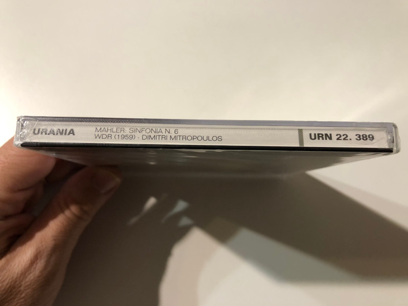 Gustav Mahler – Sinfonia N. 6 in A minor / DIMITRI MITROPOULOS / ORCHESTRA SINFONICA DELLA WDR / Audio CD (025726223894)
