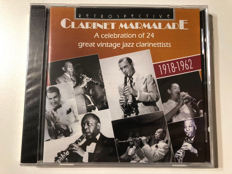 Clarinet Marmalade – A Celebration of 24 Great Vintage Jazz Clarinetists (1918-1962)  Audio CD (0710357432828)