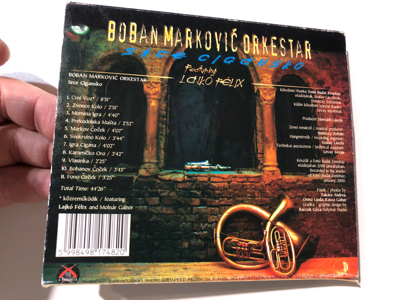 Boban Marković Orkestar - Srce Cigansko / Featuring LAIKO FÉLIX / Audio CD (5998498174820)