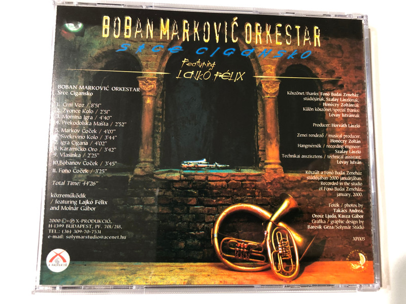 Boban Marković Orkestar - Srce Cigansko / Featuring LAIKO FÉLIX / Audio CD (5998498174820)