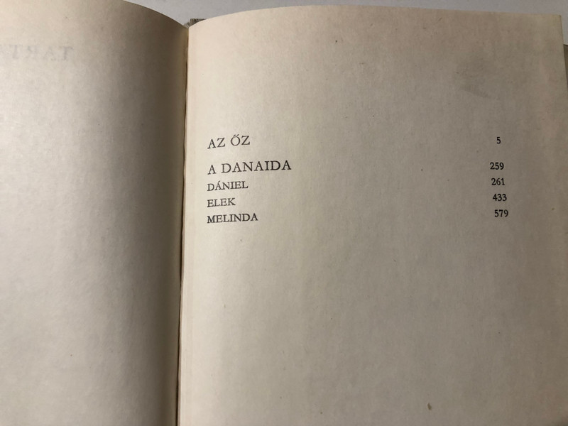 Szabó Magda – Az Öz / A Danaida / Paperback (2310008711371)