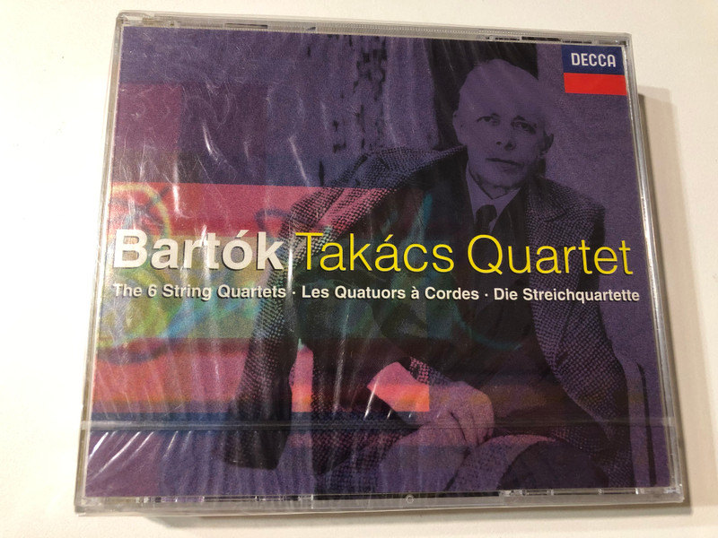 Bartók The 6 String Quartets – Takács Quartet  Decca 1998  Audio CD (028945529721)