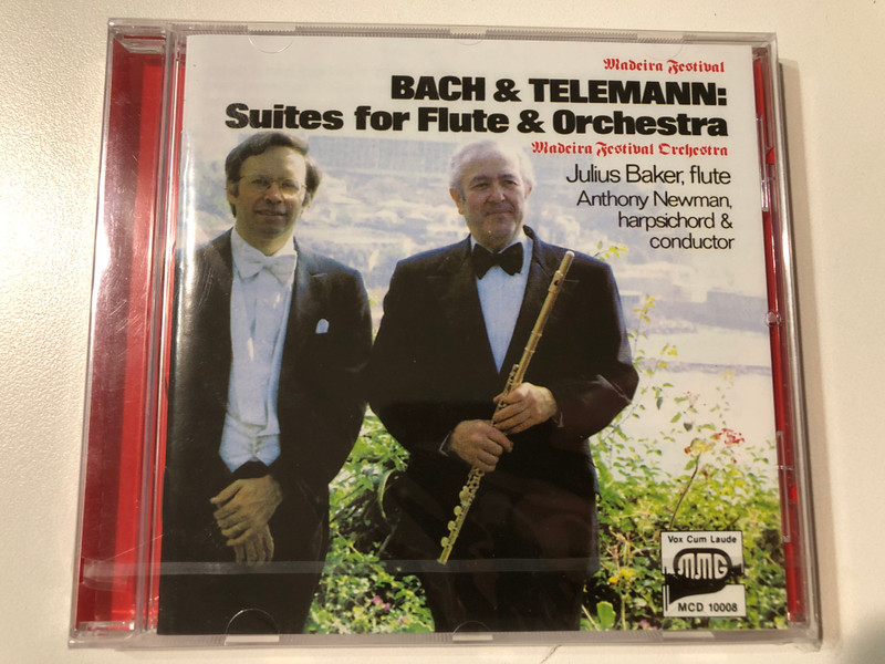 Bach & Telemann Suites for Flute & Orchestra  Audio CD (884300009938)