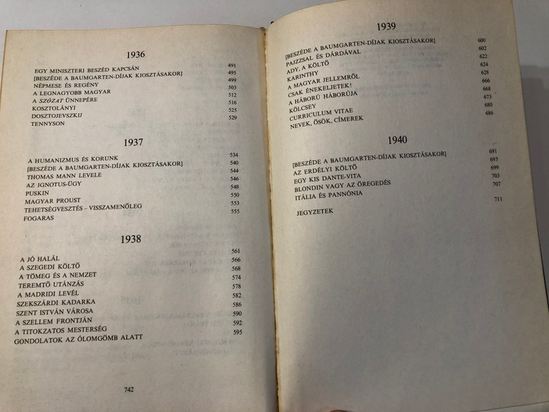 Works of Mihály Babits: Essays and Studies (1978 Edition) | 2-volume set (9631512096)