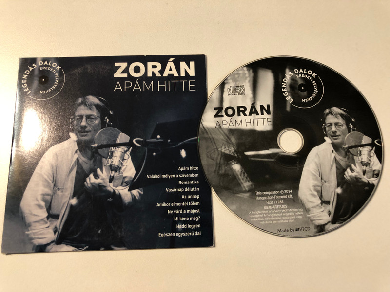 Zorán – Apám Hittem / Audio CD (991817128825) 