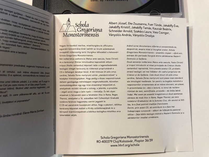 Gregorian Chants for Christmas / NATALIS INVICTI / Audio CD