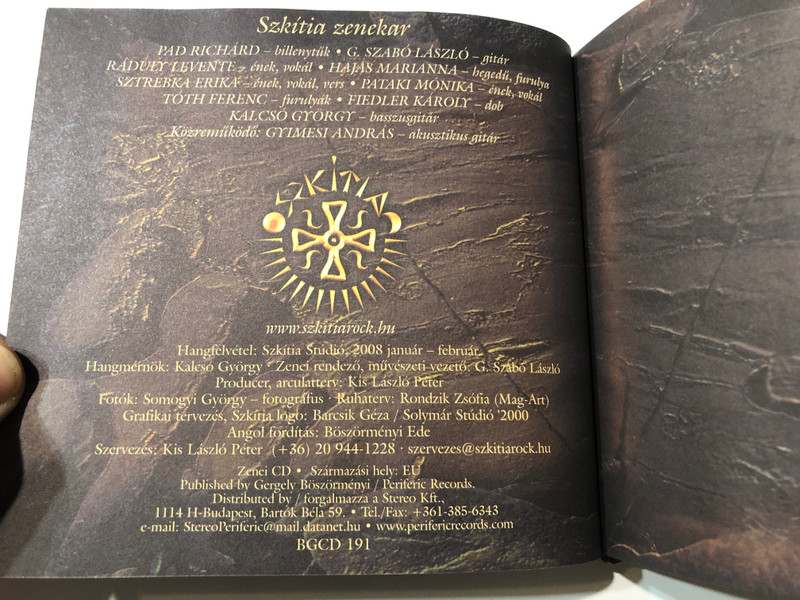 Szkítia – Tiszta szívvel, úttalan útakon / Audio CD