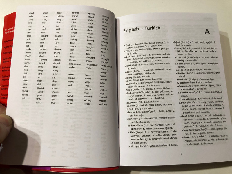 Redhouse Portable Dictionary: English-Turkish / Turkish-English (9789758176854)