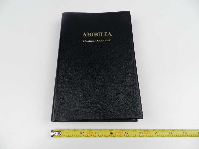 Turkana Language Bible – Black Leatherette Red Edges / Abibilia: Ngakiro Naajokak