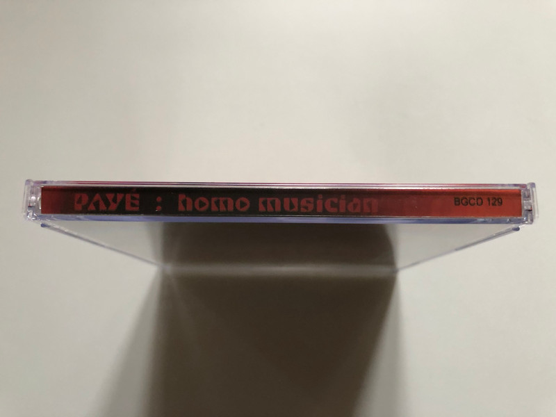 Payé – Homo Musician  Audio CD (5998272705905)
