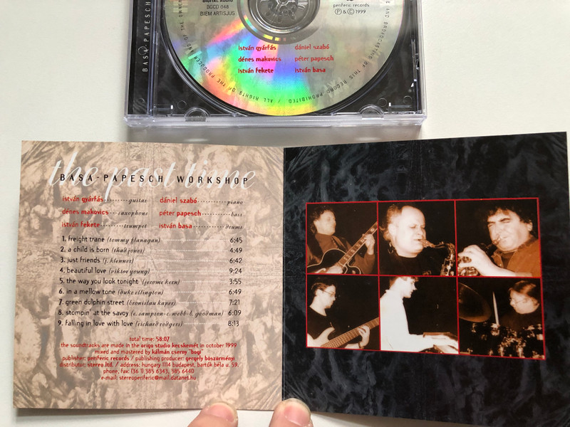 The Past Time - Basa-Papesch Workshop  Audio CD (5998272702843)
