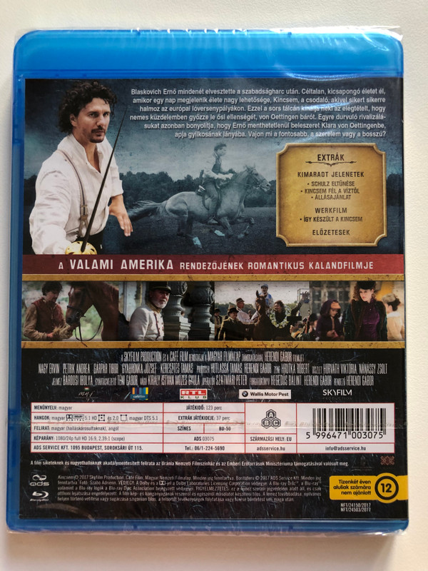 KINCSEM  2017 LEGNAGYOBB MAGYAR MOZISIKERE  PETRIK ANDREA, NAGY ERVIN  Blu-ray DVD Video (5996471003075)
