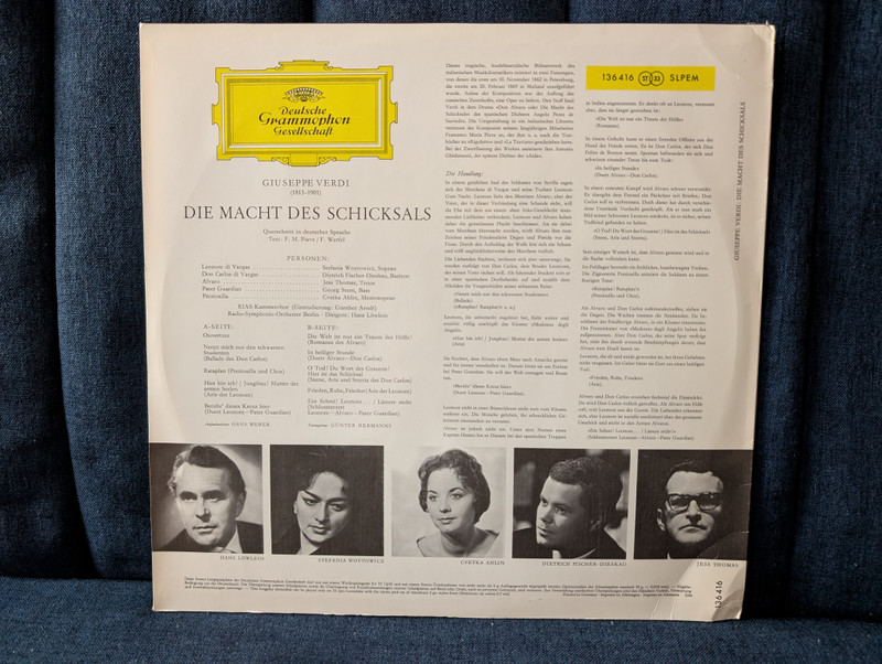 Die Macht des Schicksals (La Forza del Destino) – Giuseppe Verdi  LP Vinyl (136416)
