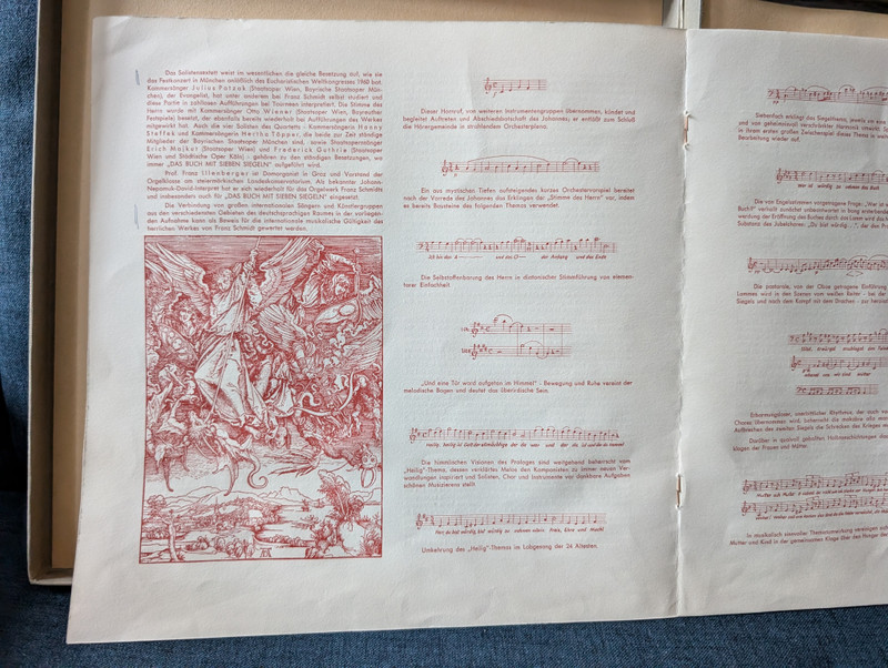Das Buch mit sieben Siegeln / The Book with Seven Seals / Franz Schmidt / LP Vinyl (AVRS 5004-05)