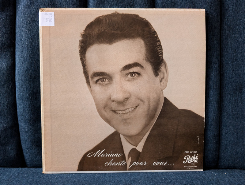 Mariano Chante Pour Vous... / LP Vinyl (PAM 67.054)