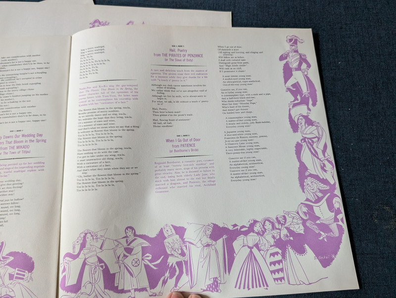 A Gilbert & Sullivan Songbook - The Ralph Hunter Choir (LSP-2116)