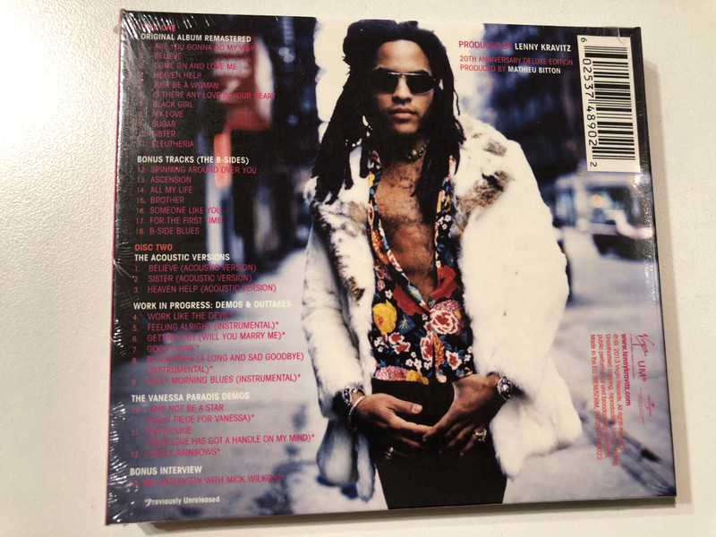 Lenny Kravitz – Are You Gonna Go My Way / Deluxe Edition / Audio CD (602537489022) 