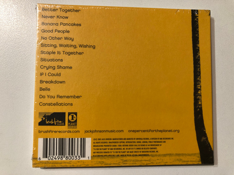 Jack Johnson – In Between Dreams / Audio CD (602498800331) 