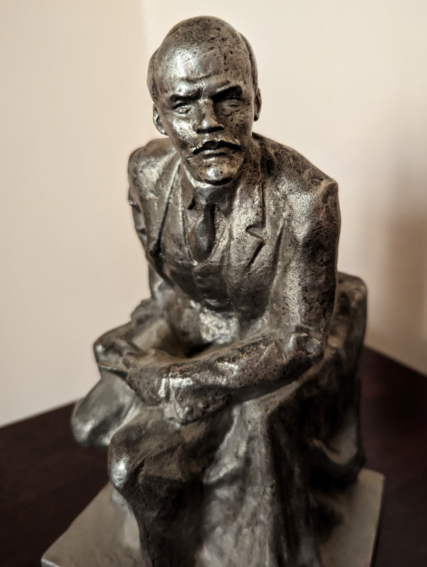 Rare Soviet Propaganda Statue: "Lenin in Smolny" (LenininSmolnyStatue)