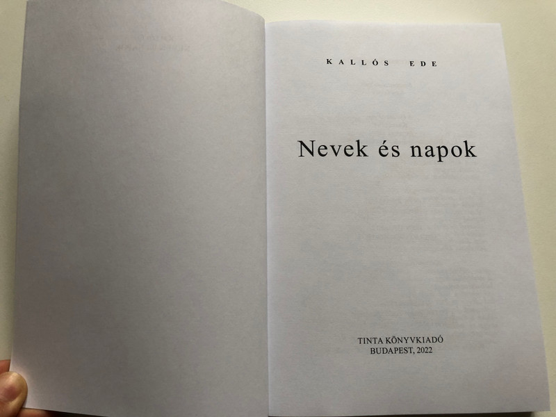 Nevek és napok (Names and days) by Kallós Ede (9789634093268)