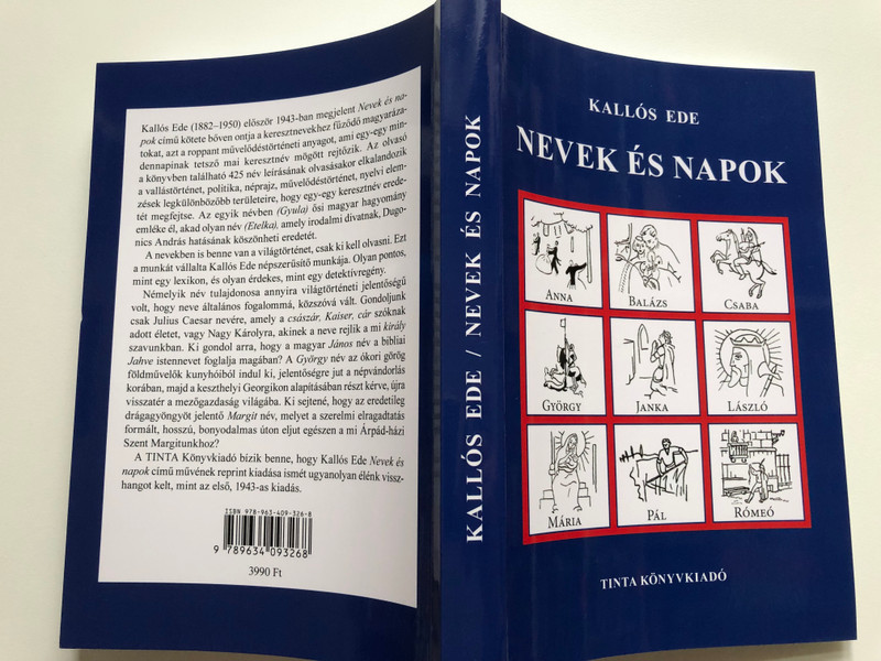 Nevek és napok (Names and days) by Kallós Ede (9789634093268)