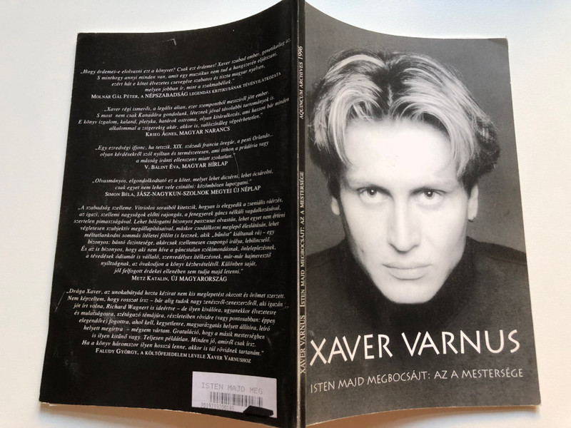 Isten majd megbocsájt: Az a mestersége (God will forgive me: That's his craft) by Xaver Varnus (0189000981776)